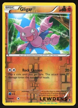 Gligar - 46/119 - Common Reverse Holo - Phantom Forces - Pokemon Card - Image 1