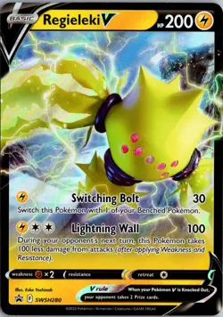 Regieleki V - Promo SWSH: Sword & Shield Promo Cards SWSH280 NM Pokemon - Image 1