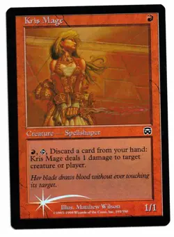 Magic the Gathering MTG Card: Kris Mage FOIL 195/350 Mercadian Masques! NM - Image 1