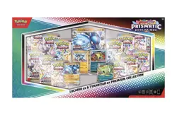 PRISMATIC EVOLUTIONS LUCARIO & TYRANITAR PREMIUM COLLECTION SAMS CLUB EXCLUSIVE - Image 1