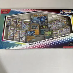 PRISMATIC EVOLUTIONS LUCARIO & TYRANITAR PREMIUM COLLECTION SAMS CLUB EXCLUSIVE - Image 4