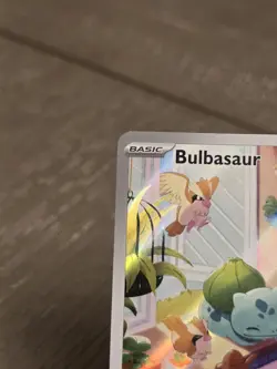 Bulbasaur Stellar Crown Holo Illustration Rare Card 143/142 Sv07 Mint Condition - Image 4