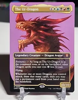The Ur-Dragon Borderless Non-Foil Card Commander Masters M 0689 - Image 1