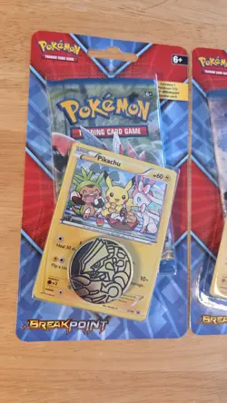 x4 Pokemon XY Breakpoint Blister Pack ART SET - PIKACHU XY95 Promo - Sealed - Image 4