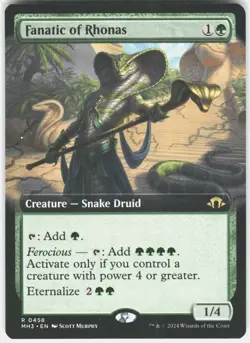 Fanatic of Rhonas (Extended Art) 458 Modern Horizons 3 Magic: The Gathering NM - Image 1