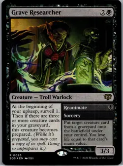 Grave Researcher R Secrets of Strixhaven 85 NM - Image 1