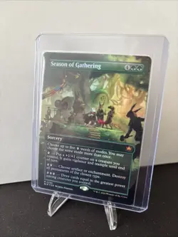Season of Gathering (Borderless) Bloomburrow Foil - Image 1