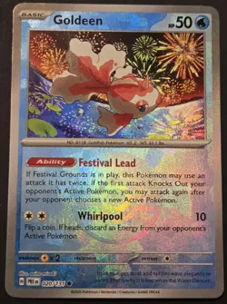 Pokemon TCG: Prismatic Evolutions - Goldeen (020/131) Poke Ball Pattern Holo - Image 1