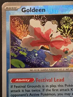 Pokemon TCG: Prismatic Evolutions - Goldeen (020/131) Poke Ball Pattern Holo - Image 2