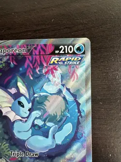 Pokemon TCG Vaporeon Black Star Promo SWSH181 Holo NM - Image 2