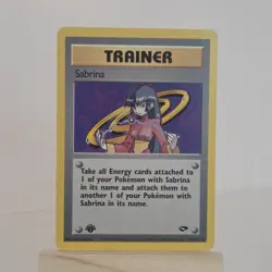 Sabrina 110/132 1st Edition Gym Heroes WOTC 2000 Pokemon Trainer LP/NM - Image 1