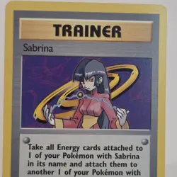 Sabrina 110/132 1st Edition Gym Heroes WOTC 2000 Pokemon Trainer LP/NM - Image 3