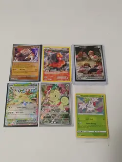 Pokemon Illustration Rares-Half Art-Leafeon Ex-Full Art-Promo Holo Card Lot - Image 1