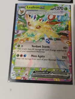 Pokemon Illustration Rares-Half Art-Leafeon Ex-Full Art-Promo Holo Card Lot - Image 4