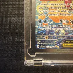 Pokemon Mega Greninja Ex SIR 116/086 Chaos Rising English Fresh Pull - Image 2
