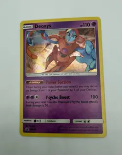 Pokemon TCG Deoxys SM164 Sun and Moon Black Star Promo Holo - Image 1