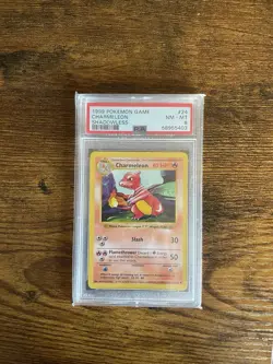 1999 Pokemon Charmeleon Shadowless #24/102 PSA 8 - Image 1