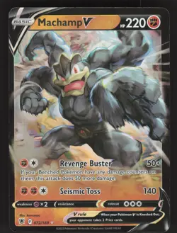 Machamp V 072/189 Pokemon TCG SWSH10: Astral Radiance NM - Image 1