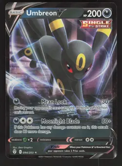 Umbreon V 094/203 Pokemon TCG SWSH07: Evolving Skies NM - Image 1