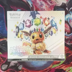 Pokemon TCG Scarlet & Violet Prismatic Evolutions ETB (Damaged Seal) - Image 1