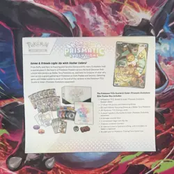 Pokemon TCG Scarlet & Violet Prismatic Evolutions ETB (Damaged Seal) - Image 2