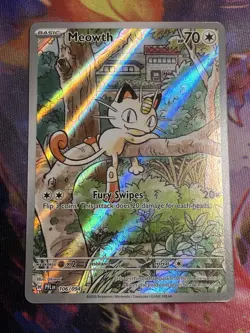 Pokemon Phantasmal Flames Meowth 106/094 Illustration Rare NM - Image 1