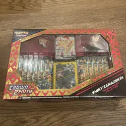 Pokemon crown zenith Shiny Zamazenta premium figure collection new/ sealed - Image 2