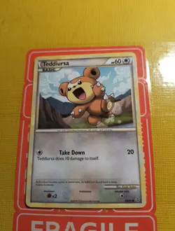 Teddiursa - 65/95 - Common LP Pokemon Unleashed - Image 1