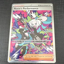 Roxie's Performance 121/086 Holo Secret Rare Full Art Cosmic Eclipse 2019 Eng - Image 1