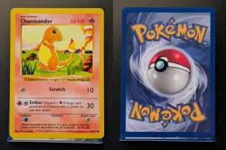 Charmander 46/102 Common Base Set Shadowless Pokemon Unlimited Moderately Played - Image 2