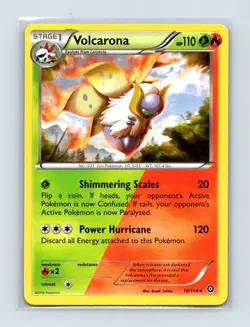 Volcarona 15/114 Rare Steam Siege Pokemon Near Mint - Image 1