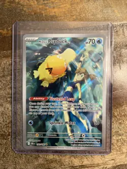 Pokemon TCG Misty's Psyduck Destined Rivals 193/182 Illustration Rare - Image 1