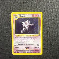 Pokemon Fossil Haunter Holo 6/62 WOTC 1999 MP/HP Vintage Rare - Image 1