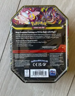 Pokemon TCG Mega Moonlit Tins - Mega Gengar - Brand New - Sealed - in hand - Image 2