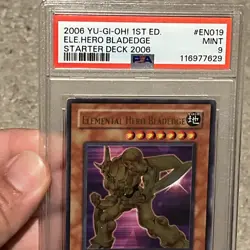 2006 YU-GI-OH! STARTER DECK 2006 EN019 ELEMENTAL HERO BLADEDGE 1ST EDITION - Image 3