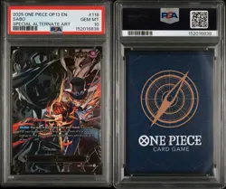 2025 One Piece OP13 EN Sabo Special Alternate Art SP #118 PSA 10 GEM MINT - Image 3