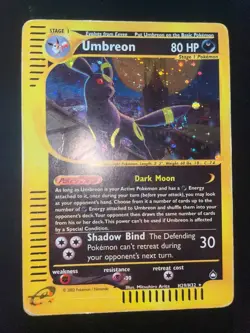 Pokemon Umbreon Aquapolis Holo Rare #H29 Eng LIGHT PLAYED - Image 3