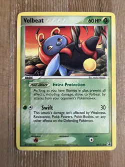 Pokemon TCG Volbeat EX Delta Species 56/113 Regular Uncommon MP - Image 1