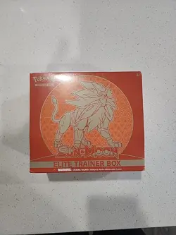 Pokemon TCG Sun and Moon Elite Trainer Box Solgaleo Sealed - Image 1