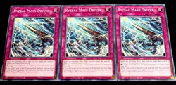 3x Ryzeal Mass Driver 1st Edition Mint Condition Yu-Gi-Oh! Playset [ALIN-EN075] - Image 1