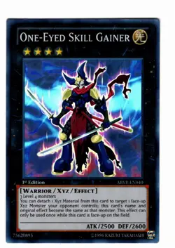 Yugioh- 1X One-Eyed Skill Gainer - Super Rare - 1st Edition - ABYR-EN040 - NM - Image 1