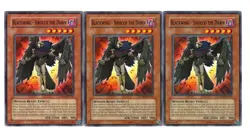 Yugioh- 3X Blackwing - Sirocco the Dawn - Common - Unlimited - CRMS-EN010 - NM - Image 1