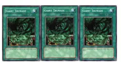 Yugioh- 3X Giant Trunade - Common - Unlimited - DLG1-EN059 - Light Play - Image 1