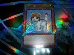 Rescue Cat 1st Edition Platinum Secret Rare RA02-EN001 Yu-Gi-Oh! - Image 1