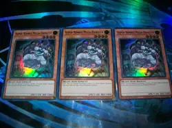 3x Super-Nimble Mega Hamster 1st Edition Ultra Rare RA02-EN004 Yu-Gi-Oh! - Image 1