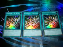 3x Emergency Teleport 1st Edition Super Rare RA02-EN053 Yu-Gi-Oh! - Image 1