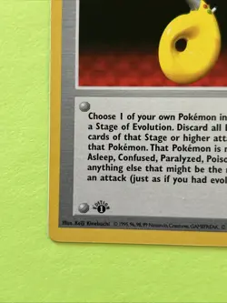 Pokemon Devolution Spray Trainer Card 072/102 Regular Rare 1st Edition Base - Image 2