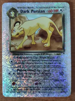 Pokemon Card Dark Persian Holo Legendary Collection #6/110 (MP) - Image 2