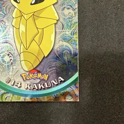 Topps Pokemon Card Series 1 Chrome Foil Blue Logo 1st Edition #14 Kakuna LP/NM - Image 3