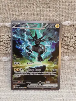 Zekrom EX 166/086 Secret Rare Black Bolt SV11 English Pokemon Card NM/M - Image 2